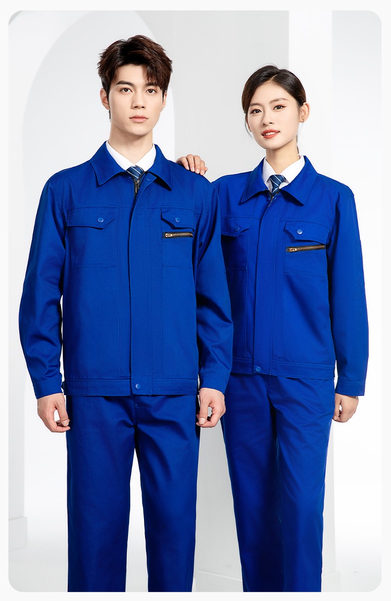 JC-060 春秋防靜電勞保工作服套裝男反光條電子化工廠服車間電工服工作服定制(圖13)